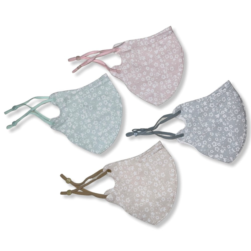 Fabric Cotton Face Mask 3 Layered - Pastel