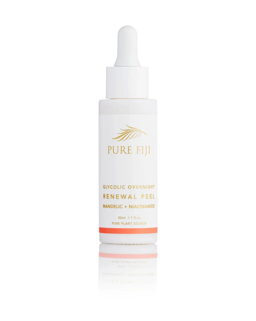 Pure Fiji Glycolic Overnight Renewal Peel with Mandelic + Niacinamide 30ml