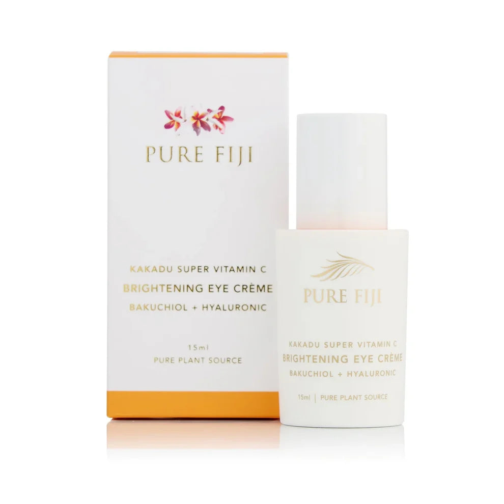 Pure Fiji Kakadu Super Vitamin C Brightening Eye Creme with Bakuchiol + Hyaluronic 15ml